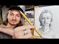 Self Portrait Drawing! - ONLY USING THIS PENCIL!