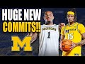 Michigan basketball lands huge transfer portal commitments why this roster will be loaded  more