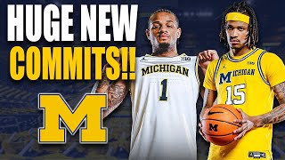 Michigan Basketball Lands HUGE Transfer Portal Commitments, Why This Roster Will be LOADED, & More!!