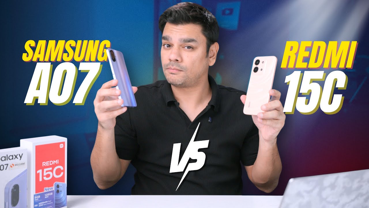 Samsung Galaxy A07 vs Redmi 15C | Budget King KAUN! | Detailed Comparison