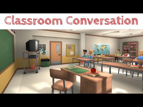 English conversation at classroom || Dialogue between teacher and students in classroom || ELS