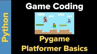 Python Pygame Tutorial, Basic Platform intro in easy way