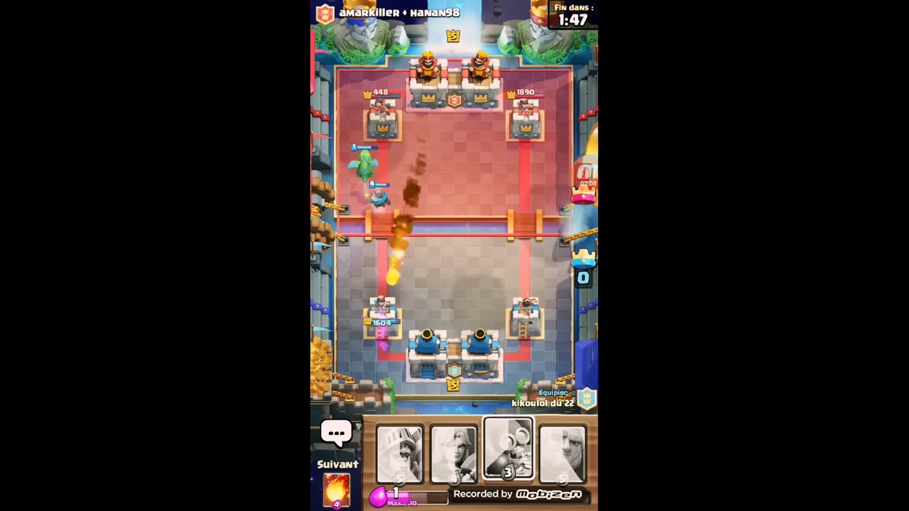 Combat 2vs2 sur clash royal