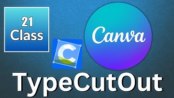 Class 21 | How to Use Type Cutout in Canva | Best Canva Text Effect Tutorial for Beginners 2025! 🎨✨