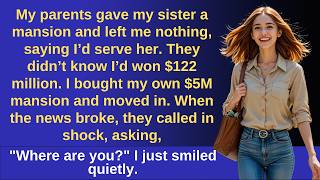 My Parents Gave My Sister a Mansion and Said I’d Serve Her—Then I Won $122M