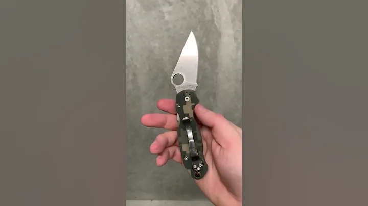 Spyderco C223GPCMO Para 3 – Camo G10 with S45VN Blade