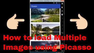 How to load Multiple Images using Picasso library...