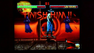 Mortal Kombat 2 Arcade: Kung Lao walkthrough Hardest difficulty level 01