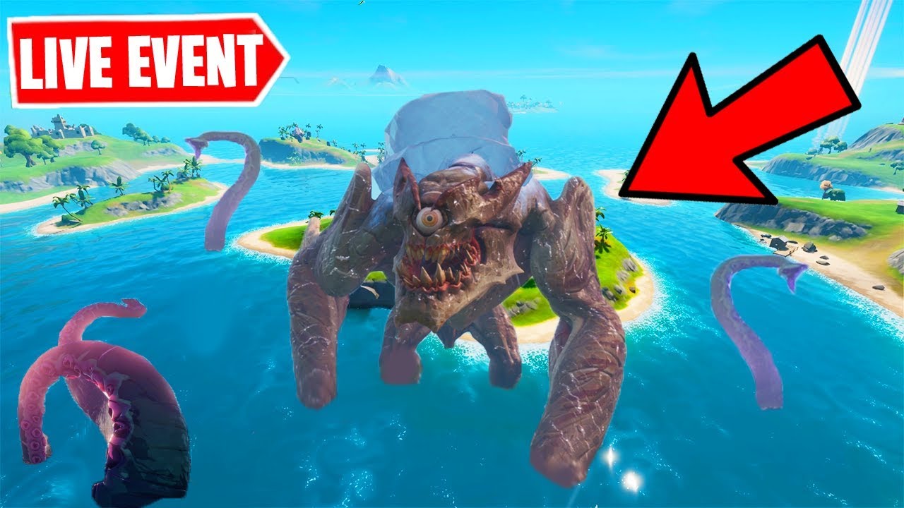 FORTNITE KRAKEN EVENT HAPPENING RIGHT NOW! Fortnite CHAPTER 2 LIVE