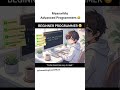 Advanced Programmers Are Scary 💀 #coding #shorts
