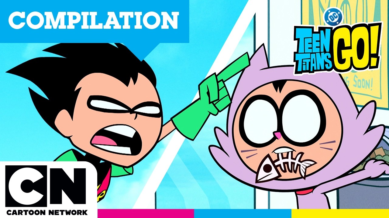 Caos di panini, marionette e amore felino: la grande raccolta | Teen Titans Go! | Cartoon Network