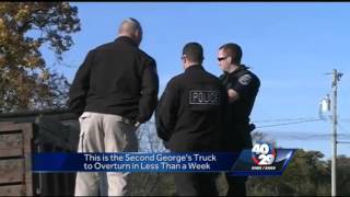 Second George s truck to overturn in less than a week