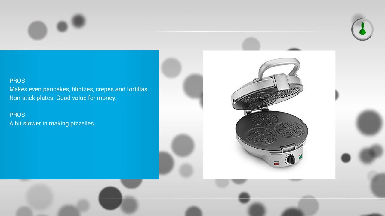 Best Electric Pizzelle Maker YouTube