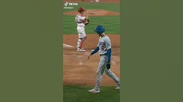 This slide from Trea Turner  🤯 #smooth #dodgers #mlb #Los Angeles Dodgers