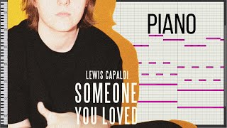 Someone You Loved - Lewis Capaldi [Piano/MIDI]