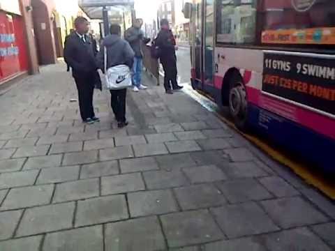 How to annoy the bus driver :)