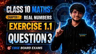 Class 10 Maths Chapter 1 Exercise 1.1 Ques 3 | Real Numbers #ncertsolutions #ncertmaths #class10