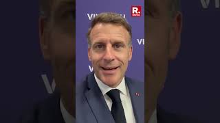 ‘Priya Mitra Narendra…’: French President Macron Speaks in Hindi, Thanks PM Modi for Friendship