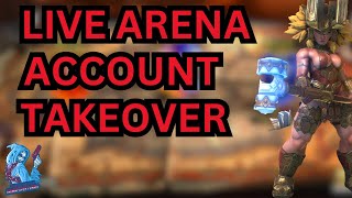 LIVE ARENA:ACCOUNT TAKOVER ON ACCOUNT GIVEAWAY | Raid: Shadow Legends |