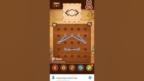 Line Puzzle String Art Pine Level 1