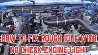 Rough Idle No CHECK ENGINE LIGHT~~~~ 5 minute FIX