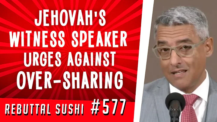 Jehovah's Witness speaker urges against over-sharing