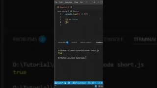 [] == ![] JavaScript Weird Equality - JavaScript Interview Question #dsa #interview #coding