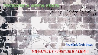 THERAPEUTIC COMMUNICATION 1