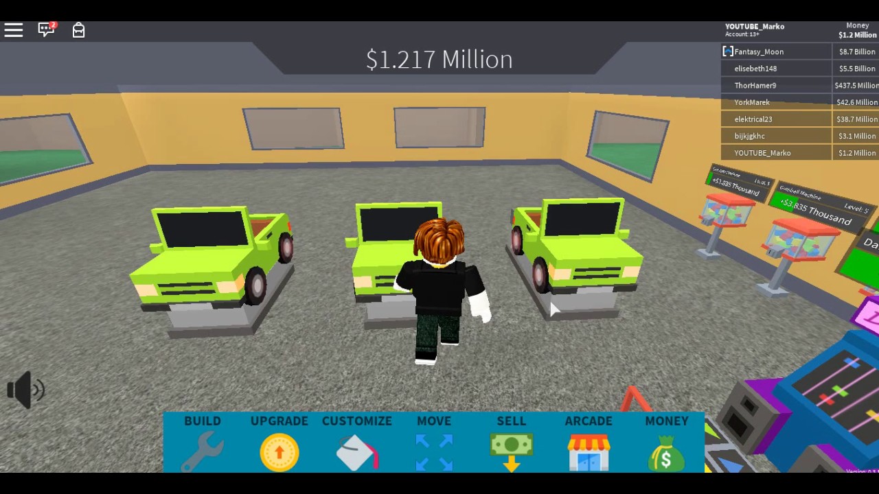 Roblox Arcade Tycoon Part 1 Youtube