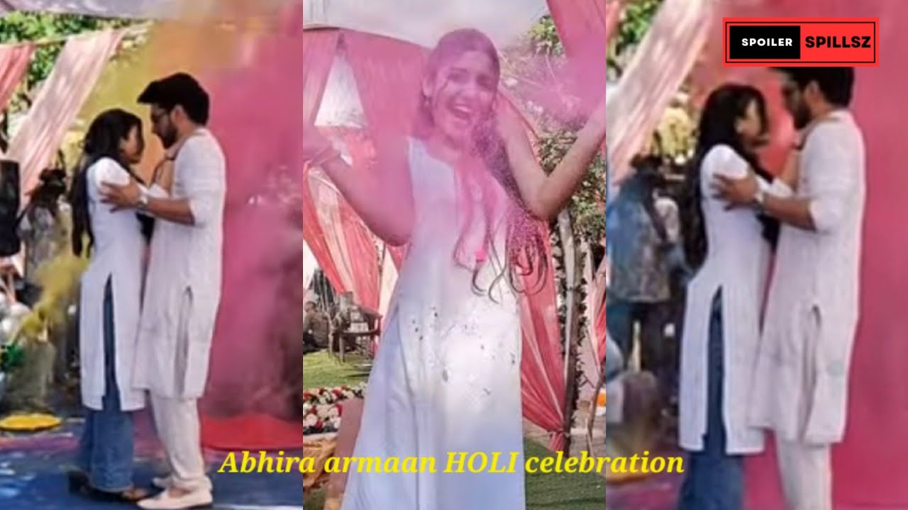 Abhira Armaan range Holi ke rang mein,Maira or Mukti ne dekha Abhimaan ko sath |Yrkkh promo 1 march