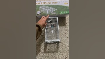 Kensizer Humane Rat Trap, Chipmunk Rodent Trap That Work for Indoor and Outdoor Small Animal