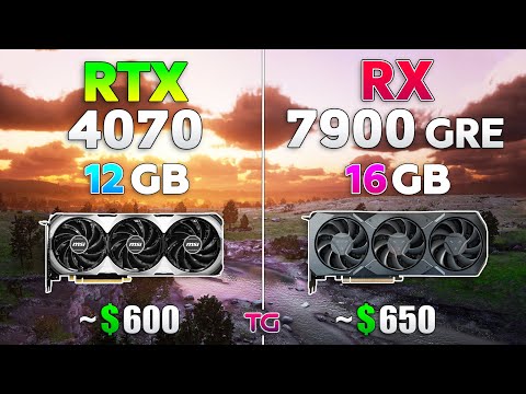 RX 7900 GRE vs RTX 4070 - Test in 10 Games