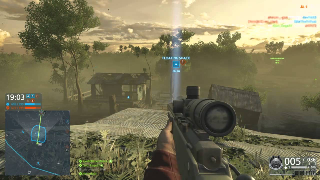 Battlefield Hardline Sniping Mini-Montage