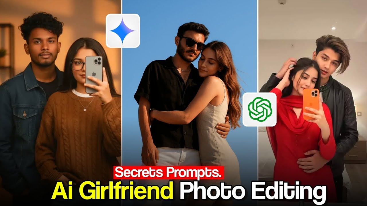 Gemini Se Girlfriend Ke Sath Photo Kaise Banaye | Ai Girlfriend Photo Editing Prompts