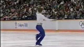 Aleksandr Fadeev Алекса́ндр Фаде́ев (URS) - 1988 Calgary, Figure Skating, Men's Long Program (US ABC