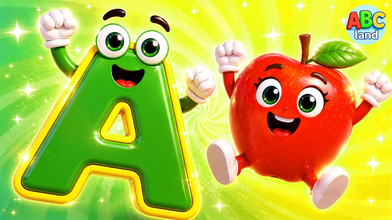 🌟 Learn ABC Alphabet | Phonics Song for Kids | A to Z Letter Sounds ...
