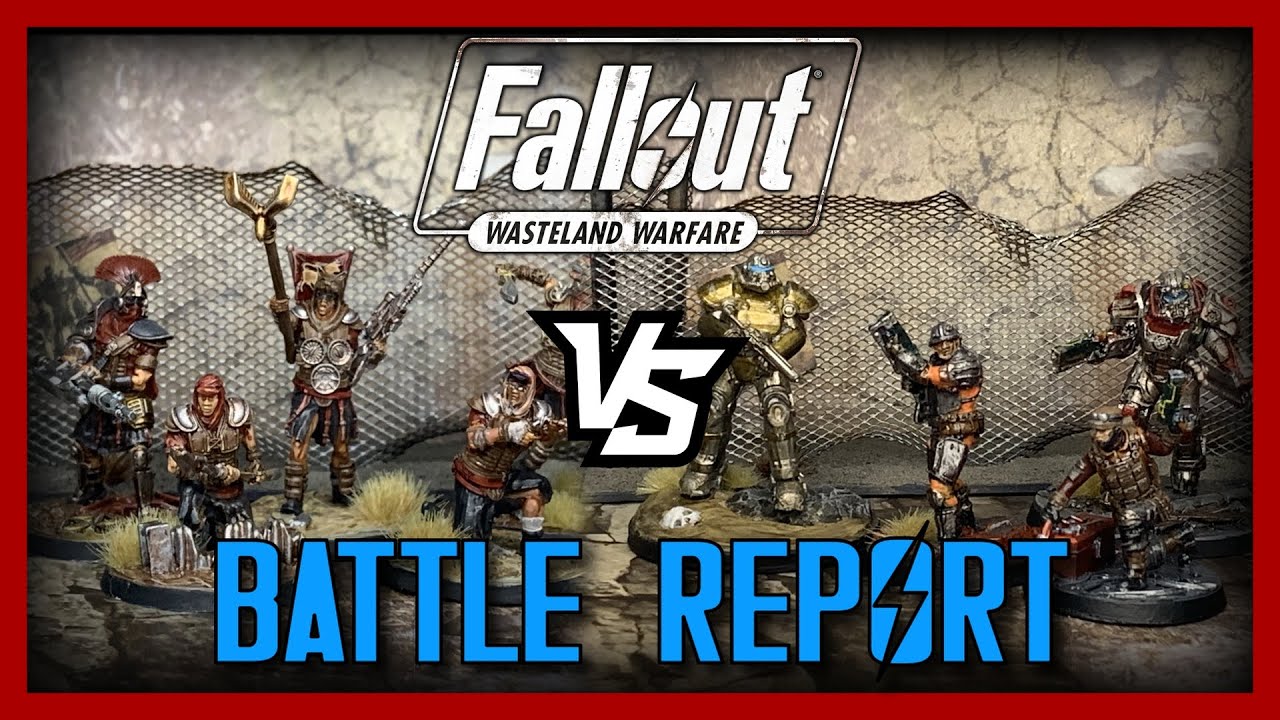 GIVEAWAY! Fallout Wasteland Warfare Battle Report – Caesar's Legion vs. Brotherhood of Steel
