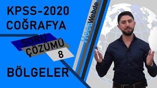 8 Kpss 2020 Coğrafya Soru Çözümü Engin Eraydın - Bölge