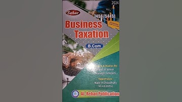 456 business taxation key book by sahar