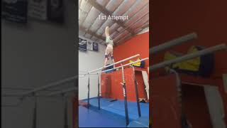 New Parallel Bars sequence  #mensgymnastics #parallelbars #sprots #flip #connection #upgrade