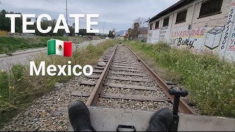 RAILCART en TECATE  MEXICO  Carrizo Gorge Railroad