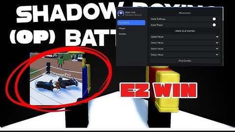 Roblox Shadow Boxing Battles Script - auto win, combo, auto combo, (NO KEY!!!)