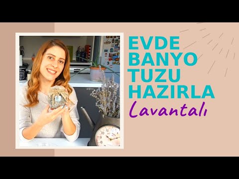 LAVANTALI BANYO TUZU Nasıl Yapılır? - DIY #1