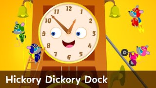 hickory dickory dock | nursery rhymes & kids songs