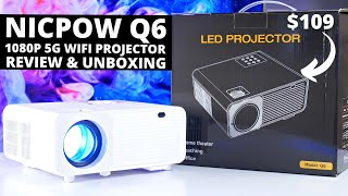 NICPOW Q6 REVIEW: Budget Projector For Family Movie Night!