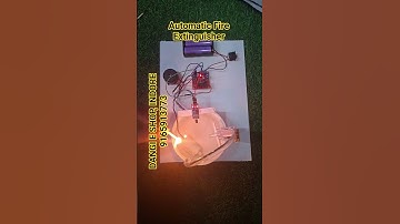 ultimate science project for school | Automatic Fire Extinguisher with alarm | #scienceproject