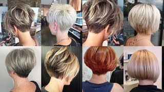 Woman Short Hairstyle|Short undercut hairstyle 2024!