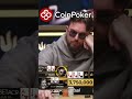 Will He Hit The Flush?? #poker #pokerstars