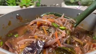 Spicy Kimchi Crab Soup | ASMR Soup Stirring (no talking) 4 min