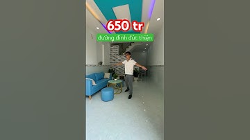 ✅ siêu rẻ ! Nhà Đường Đinh Đức Thiện đúng 650 triệu tặng full nội thất
